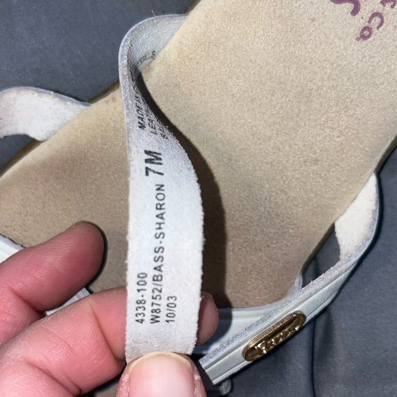 G.H. Bass & Co. Women's White Slide Sandals - Picture 5 of 5